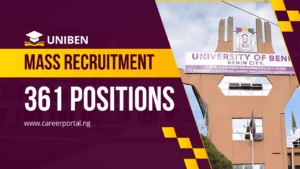 Massive Recruitment at the University of Benin