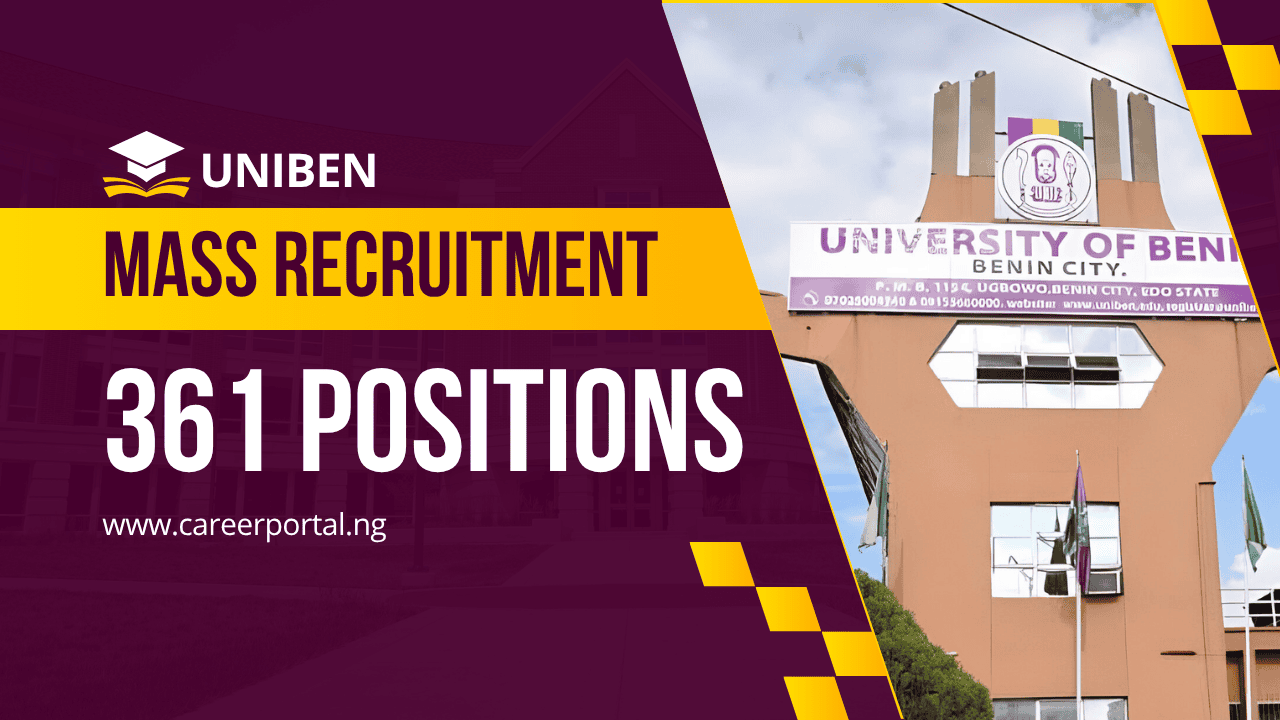 Massive Recruitment at the University of Benin