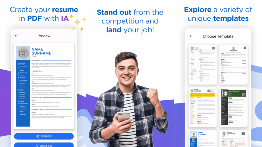 AI Resume Builder CV Maker PDF by SimpleEvo Apps 1
