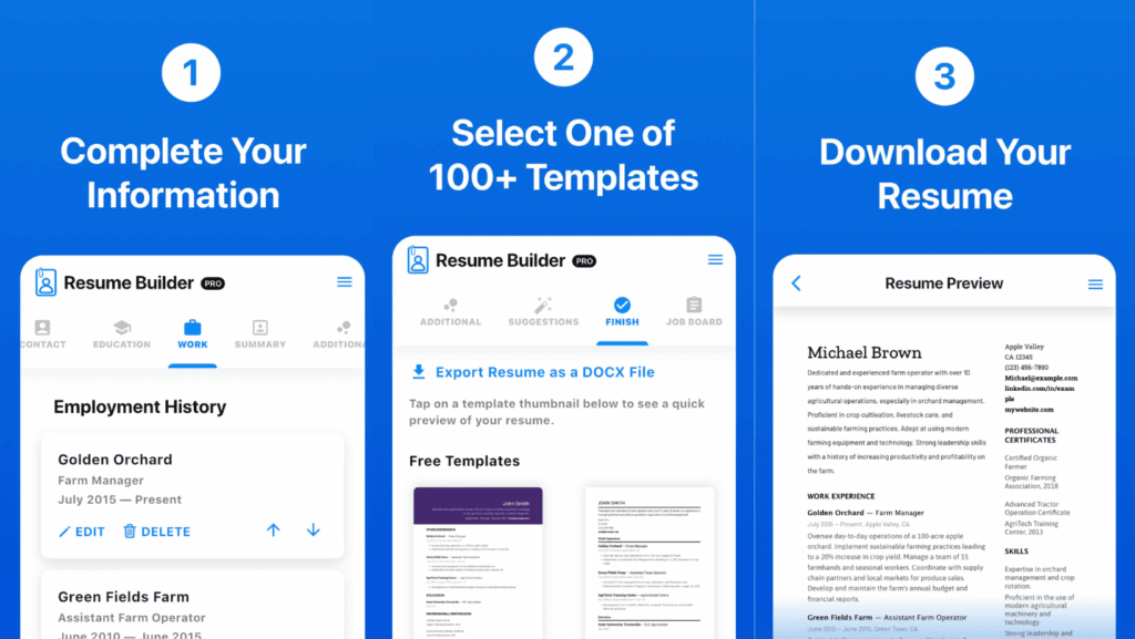 Resume Builder – PDF CV Maker by Uncaught Exception Inc