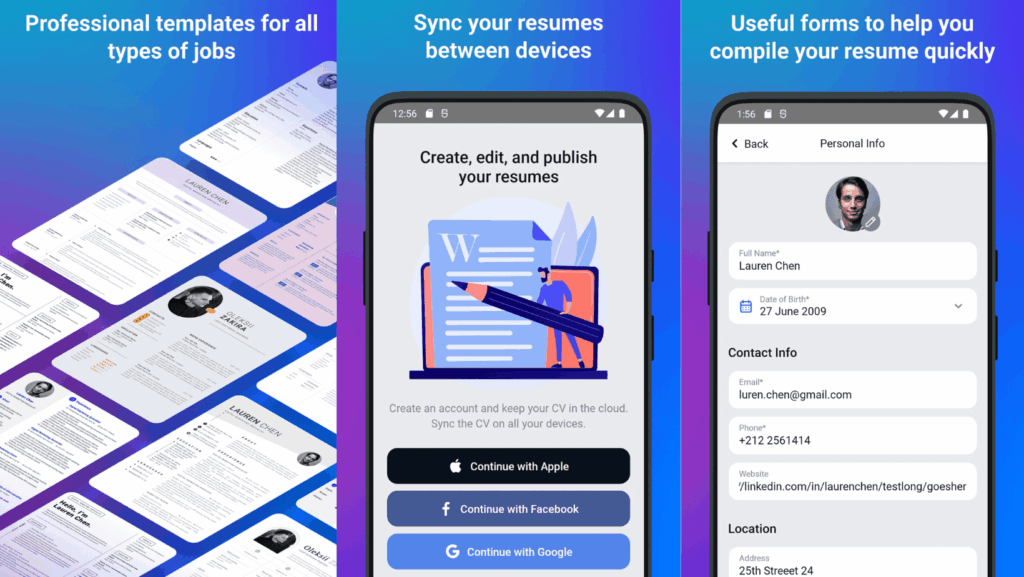 cvDoc AI Resume Builder by Alex Zakira